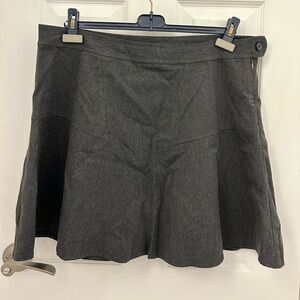 Gap Grey Flared Mini-Skirt, Sz 14